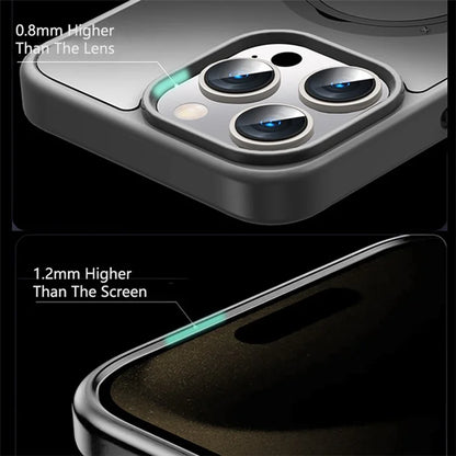X-LEVEL For iPhone 15 Pro Max Magnetic Phone Case Ring Holder Kickstand