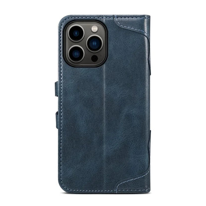 SUTENI Q03 Series for iPhone 15 Pro Max Leather Phone Case Wallet Wavy Texture