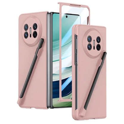For Huawei Mate X5 Case Hard PC Phone Cover with Tempered Glass Film / Stylus Pen