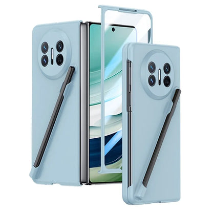 For Huawei Mate X5 Case Hard PC Phone Cover with Tempered Glass Film / Stylus Pen