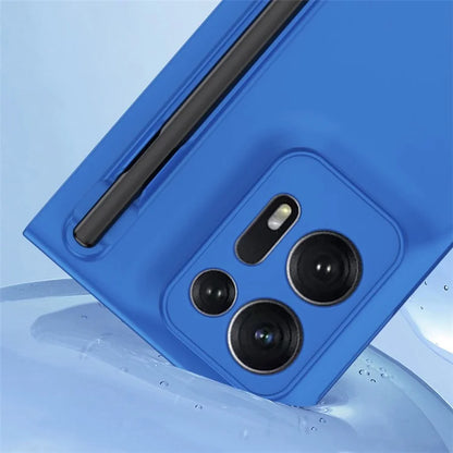 For Oppo Find N2 5G PC Phone Case Skin Touch Phone Cover with Tempered Glass Film / Stylus Pen