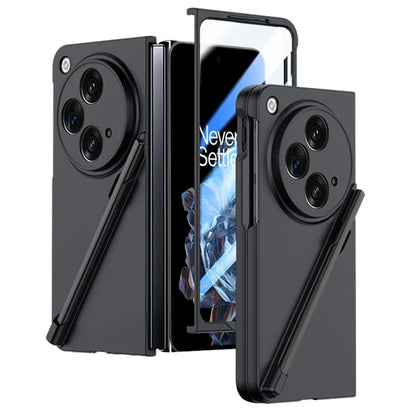 For Oppo Find N3 5G Phone Case with Tempered Glass Film / Stylus Pen Skin Touch Feel
