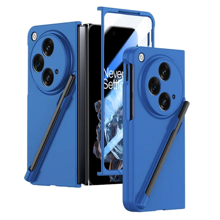 For Oppo Find N3 5G Phone Case with Tempered Glass Film / Stylus Pen Skin Touch Feel
