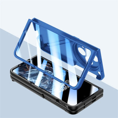 For Oppo Find N3 5G Phone Case with Tempered Glass Film / Stylus Pen Skin Touch Feel
