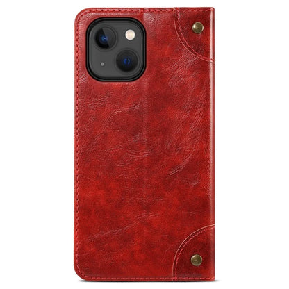 SUTENI For iPhone 15 Plus Magnetic Case Drop-resistant PU Leather Card Holder Phone Protector