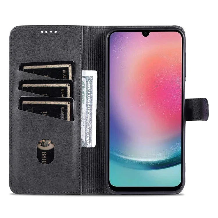 AZNS For Samsung Galaxy A35 5G Leather Phone Case Wallet Flip Phone Cover
