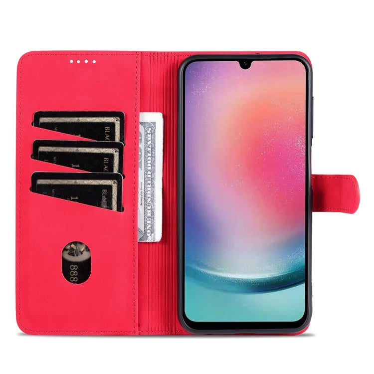 AZNS For Samsung Galaxy A35 5G Leather Phone Case Wallet Flip Phone Cover