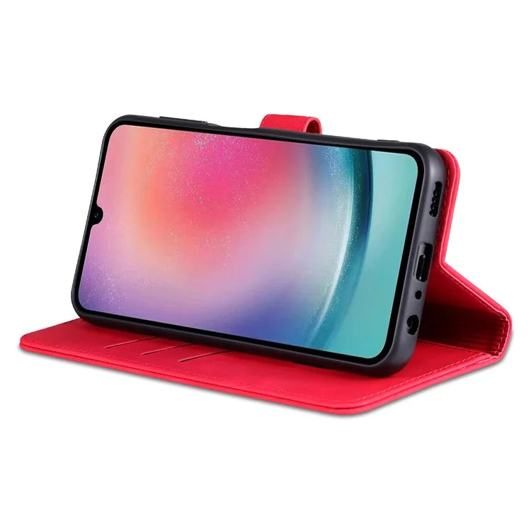AZNS For Samsung Galaxy A35 5G Leather Phone Case Wallet Flip Phone Cover