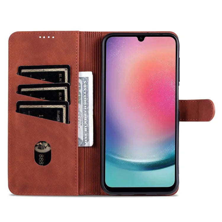 AZNS For Samsung Galaxy A35 5G Leather Phone Case Wallet Flip Phone Cover