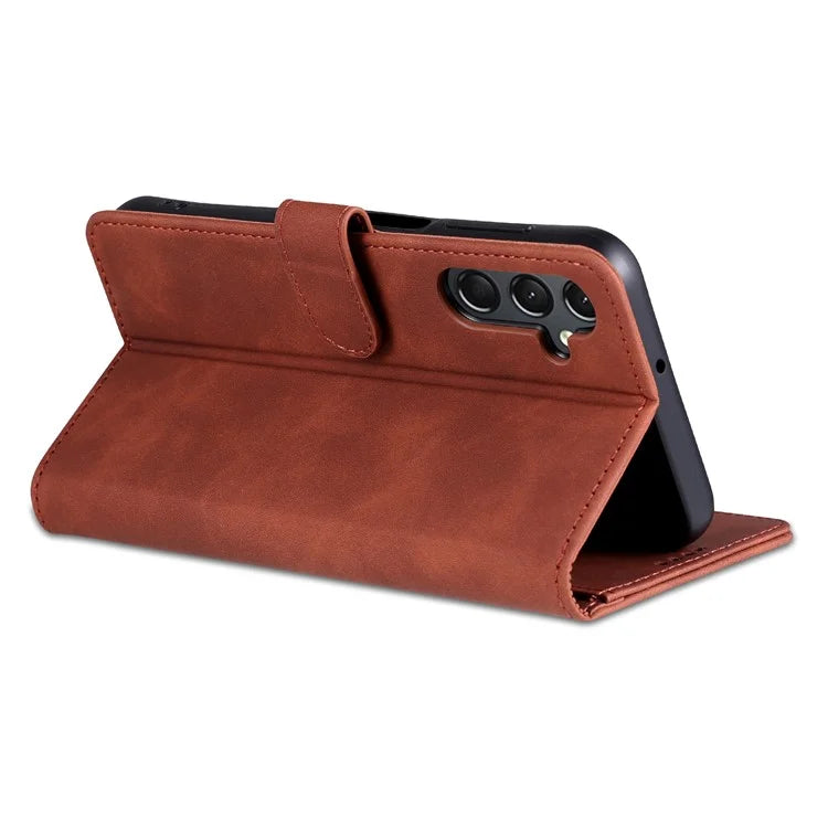 AZNS For Samsung Galaxy A35 5G Leather Phone Case Wallet Flip Phone Cover