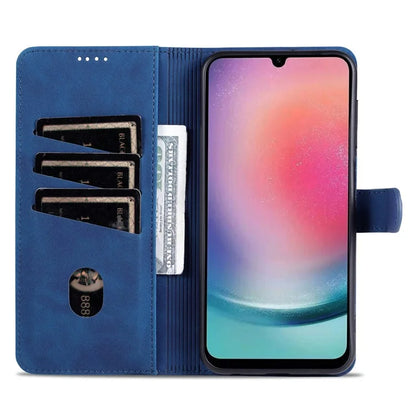 AZNS For Samsung Galaxy A35 5G Leather Phone Case Wallet Flip Phone Cover