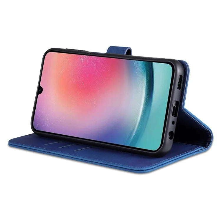 AZNS For Samsung Galaxy A35 5G Leather Phone Case Wallet Flip Phone Cover