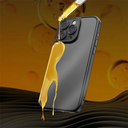 ROCK For iPhone 15 Pro Case Lens Protector Skin Touch PC+TPU Cover