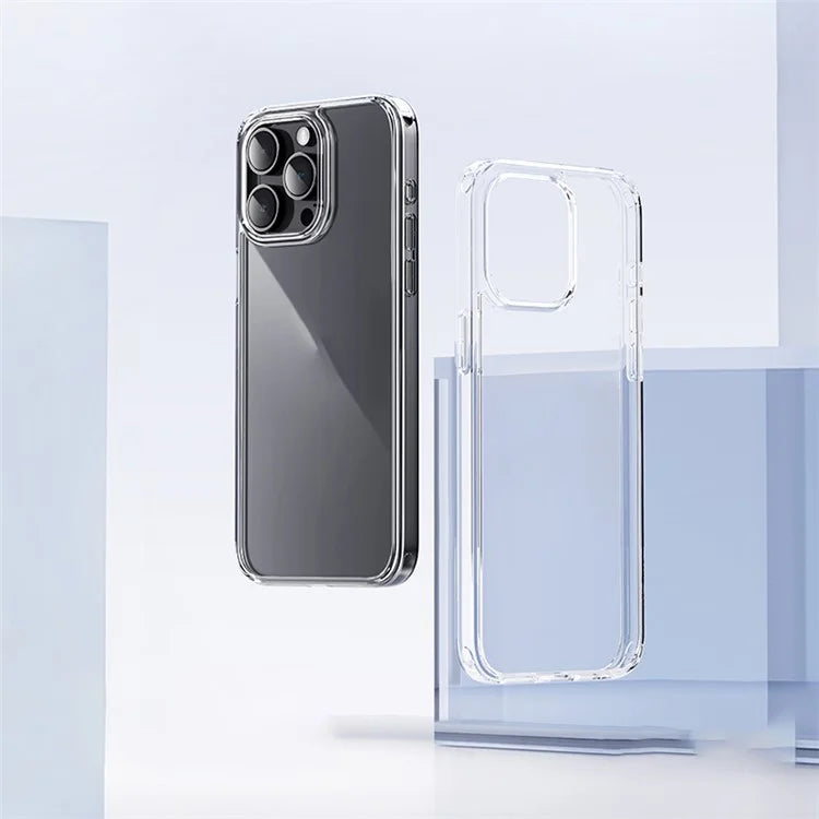 ROCK For iPhone 15 Pro Max Case Transparent TPU+PC Full Protection Phone Back Shell