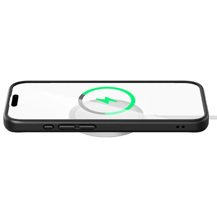 ROCK For iPhone 15 Pro Case TPU+PC Scratch-resistant Transparent Panel Phone Back Cover