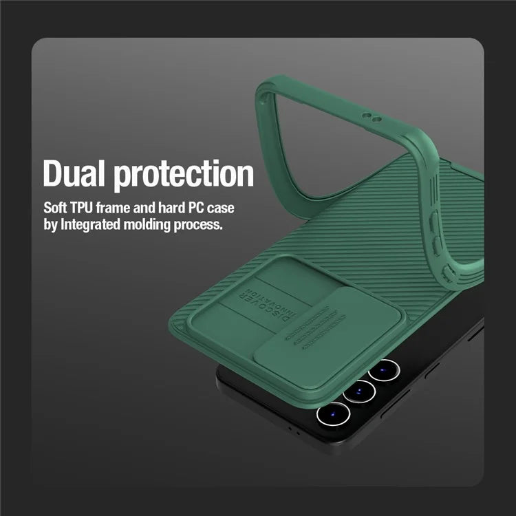 NILLKIN CamShield Pro Case for 	Samsung Galaxy S24+ Magnetic Phone Cover with Slide Camera Lid