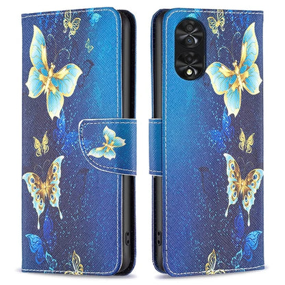 For TCL 40 NxtPaper Case Wallet Stand Pattern Printing PU Leather Flip Cover
