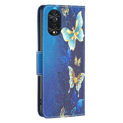 For TCL 40 NxtPaper Case Wallet Stand Pattern Printing PU Leather Flip Cover