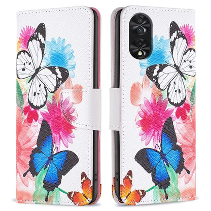 For TCL 40 NxtPaper Case Wallet Stand Pattern Printing PU Leather Flip Cover