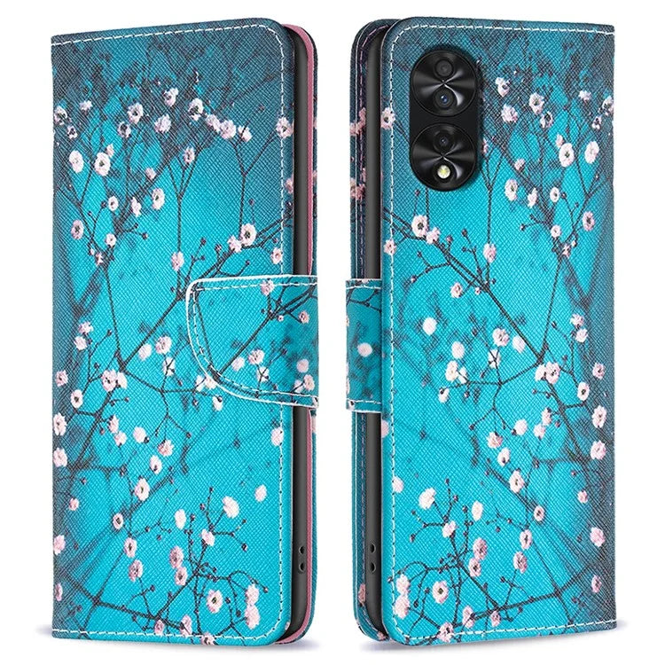 For TCL 40 NxtPaper Case Wallet Stand Pattern Printing PU Leather Flip Cover