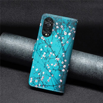 For TCL 40 NxtPaper Case Wallet Stand Pattern Printing PU Leather Flip Cover
