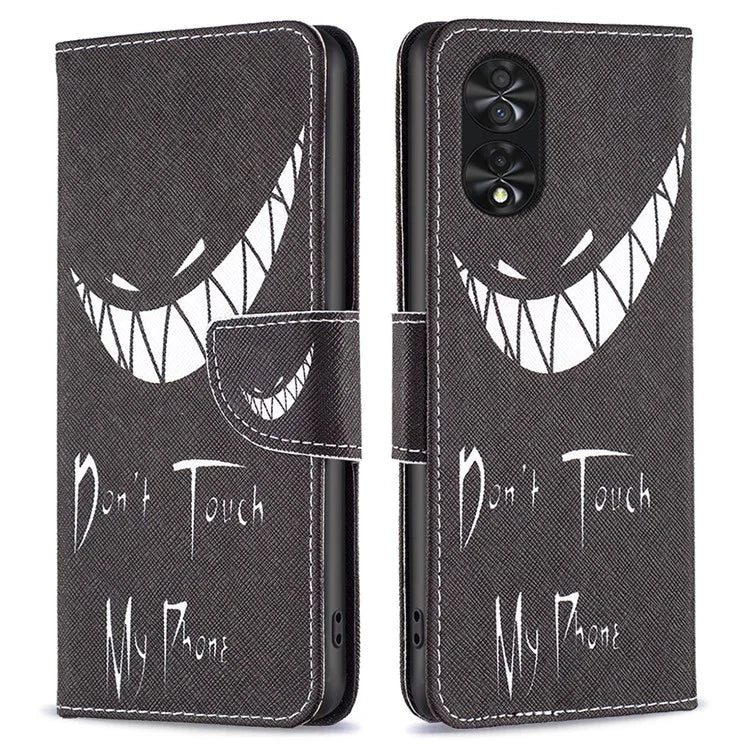 For TCL 40 NxtPaper Case Wallet Stand Pattern Printing PU Leather Flip Cover