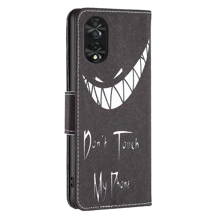 For TCL 40 NxtPaper Case Wallet Stand Pattern Printing PU Leather Flip Cover