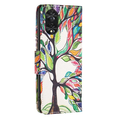For TCL 40 NxtPaper Case Wallet Stand Pattern Printing PU Leather Flip Cover