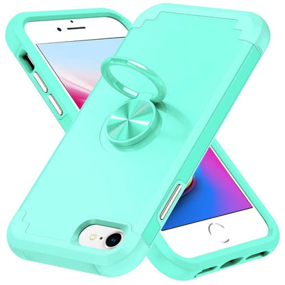 For iPhone 7  /  8  /  SE (2020)  /  (2022) Back Cover with Kickstand PC+TPU Phone Protector Case