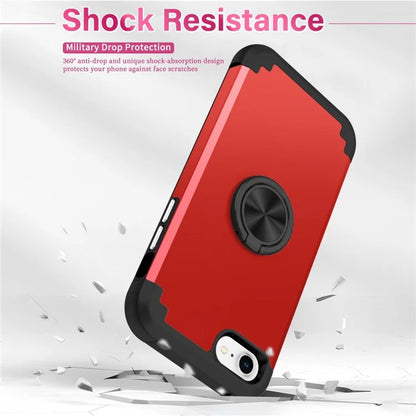For iPhone 7  /  8  /  SE (2020)  /  (2022) Back Cover with Kickstand PC+TPU Phone Protector Case