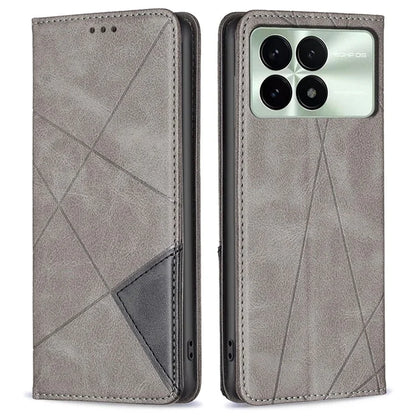 For Xiaomi Redmi K70E 5G / Poco X6 Pro 5G Case with Card Holder PU Leather Stand Cover Protector