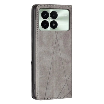 For Xiaomi Redmi K70E 5G / Poco X6 Pro 5G Case with Card Holder PU Leather Stand Cover Protector