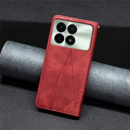 For Xiaomi Redmi K70E 5G / Poco X6 Pro 5G Case with Card Holder PU Leather Stand Cover Protector