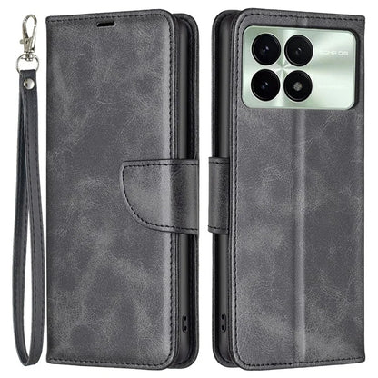 For Xiaomi Redmi K70E 5G / Poco X6 Pro 5G Textured Wallet Phone Case PU Leather Stand Cover