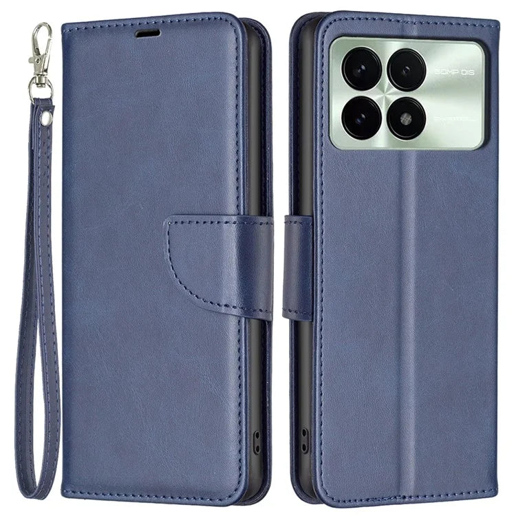 For Xiaomi Redmi K70E 5G / Poco X6 Pro 5G Textured Wallet Phone Case PU Leather Stand Cover