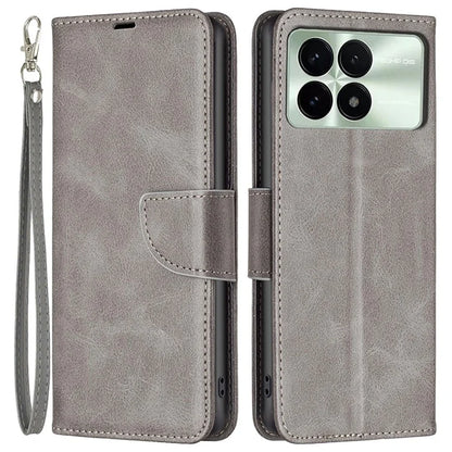 For Xiaomi Redmi K70E 5G / Poco X6 Pro 5G Textured Wallet Phone Case PU Leather Stand Cover