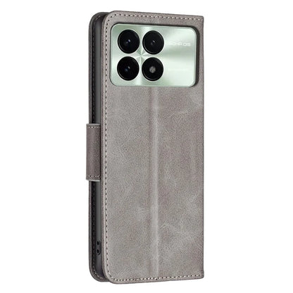 For Xiaomi Redmi K70E 5G / Poco X6 Pro 5G Textured Wallet Phone Case PU Leather Stand Cover