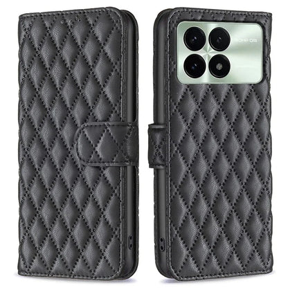 BINFEN COLOR BF Style-14 For Xiaomi Redmi K70E 5G / Poco X6 Pro 5G Wallet Case PU Leather Folio Cover Stand