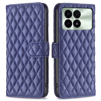 BINFEN COLOR BF Style-14 For Xiaomi Redmi K70E 5G / Poco X6 Pro 5G Wallet Case PU Leather Folio Cover Stand