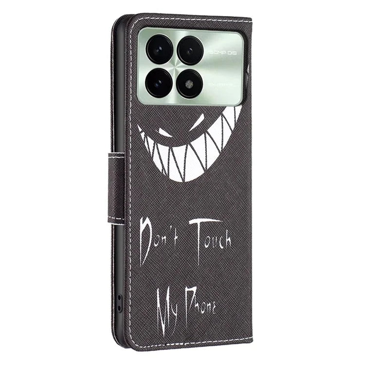 For Xiaomi Redmi K70E 5G / Poco X6 Pro 5G Leather Wallet Case Pattern Printing Phone Stand Cover