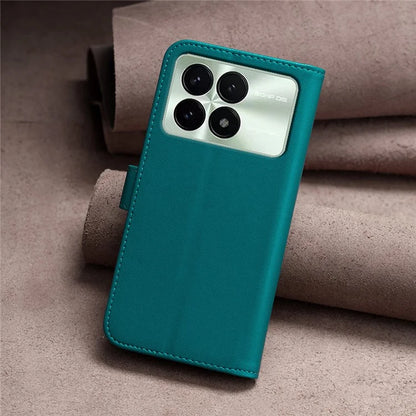 BINFEN COLOR BF17 For Xiaomi Redmi K70E 5G / Poco X6 Pro 5G Case Stand Imprint PU Leather Wallet Flip Cover