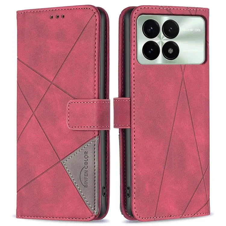 BINFEN COLOR BF05 For Xiaomi Redmi K70E 5G / Poco X6 Pro 5G Leather Wallet Case Full Protection Flip Cover