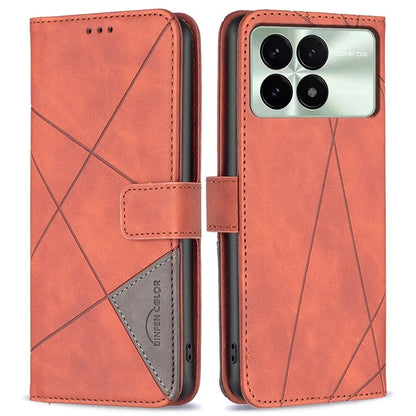 BINFEN COLOR BF05 For Xiaomi Redmi K70E 5G / Poco X6 Pro 5G Leather Wallet Case Full Protection Flip Cover
