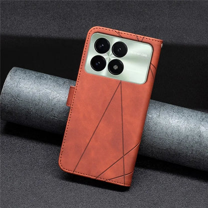 BINFEN COLOR BF05 For Xiaomi Redmi K70E 5G / Poco X6 Pro 5G Leather Wallet Case Full Protection Flip Cover