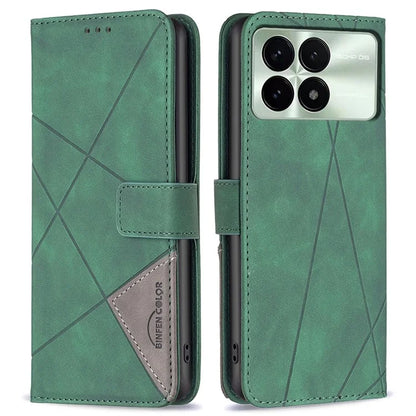 BINFEN COLOR BF05 For Xiaomi Redmi K70E 5G / Poco X6 Pro 5G Leather Wallet Case Full Protection Flip Cover