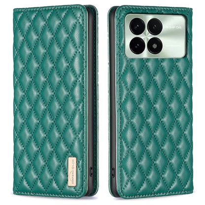 BINFEN COLOR BF Style-16 For Xiaomi Redmi K70E 5G / Poco X6 Pro 5G Case with Card Slot PU Leather Stand Cover Phone Case