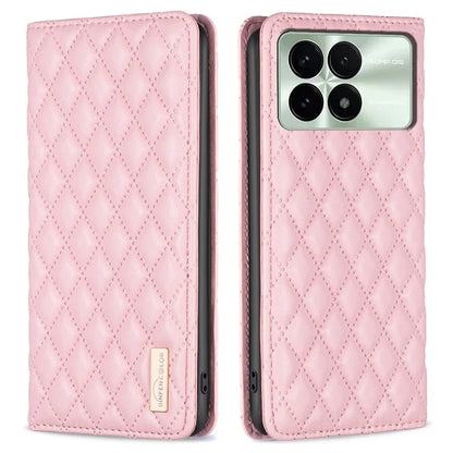 BINFEN COLOR BF Style-16 For Xiaomi Redmi K70E 5G / Poco X6 Pro 5G Case with Card Slot PU Leather Stand Cover Phone Case