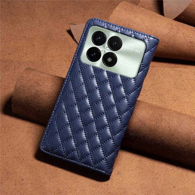 BINFEN COLOR BF Style-16 For Xiaomi Redmi K70E 5G / Poco X6 Pro 5G Case with Card Slot PU Leather Stand Cover Phone Case
