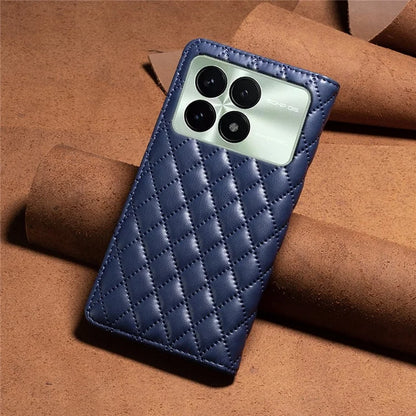 BINFEN COLOR BF Style-16 For Xiaomi Redmi K70E 5G / Poco X6 Pro 5G Case with Card Slot PU Leather Stand Cover Phone Case
