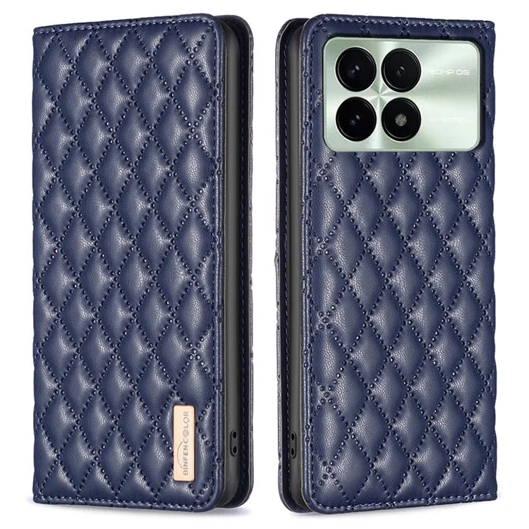 BINFEN COLOR BF Style-16 For Xiaomi Redmi K70 5G  /  K70 Pro 5G Case with Card Holder Leather Stand Cover